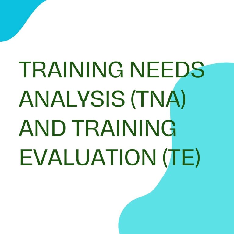 pelatihan NEEDS ANALYSIS (TNA) AND TRAINING EVALUATION (TE) di jakarta