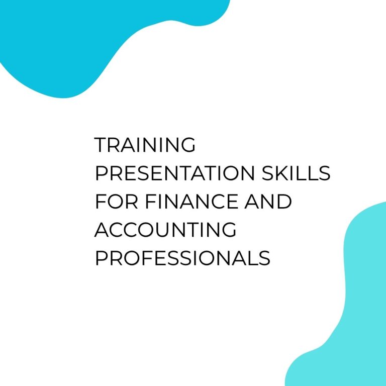 pelatihan PRESENTATION SKILLS FOR FINANCE AND ACCOUNTING PROFESSIONALS di jakarta