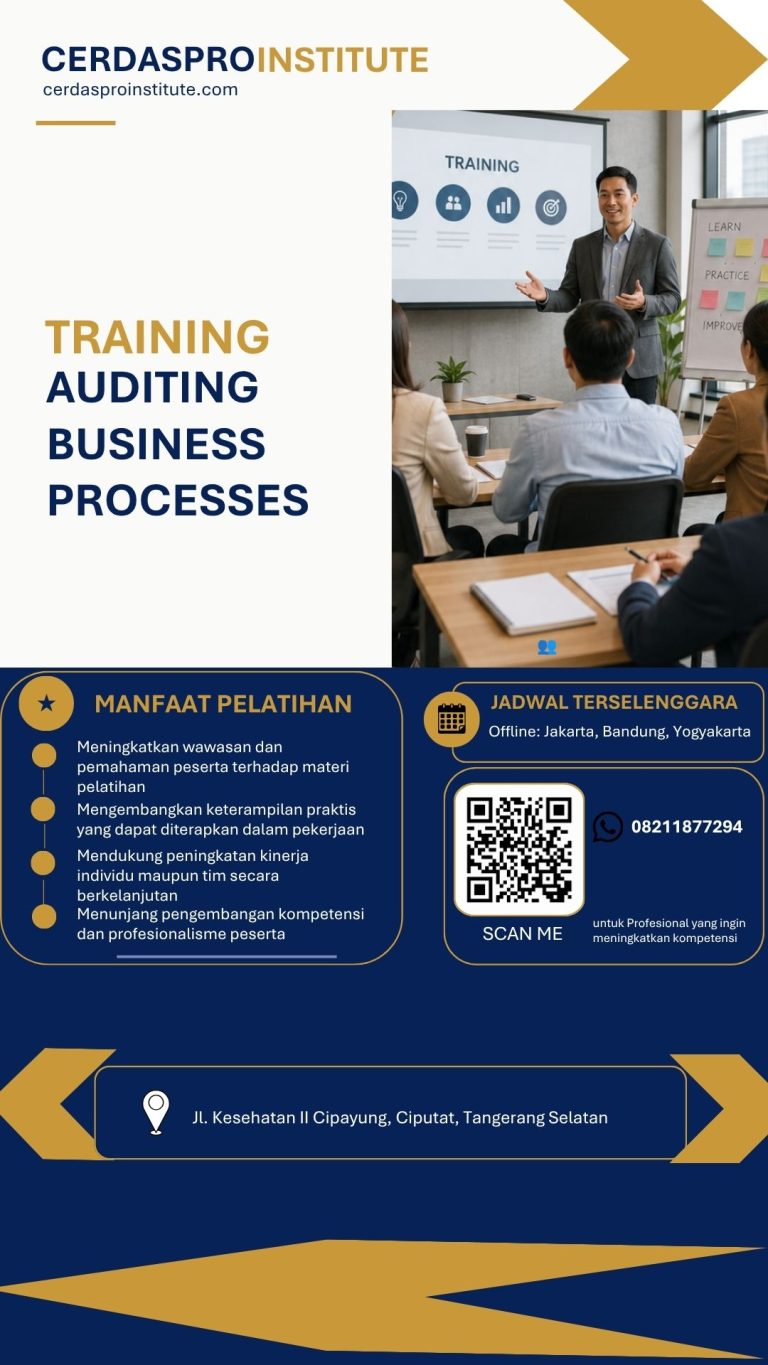 pelatihan AUDITING BUSINESS PROCESSES di jakarta
